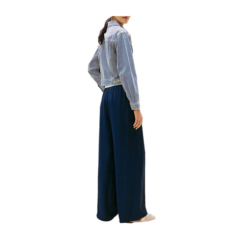Tommy Hilfiger Giacca leggera Giubbino Donna in denim a righe 36 - Francavilla Moda